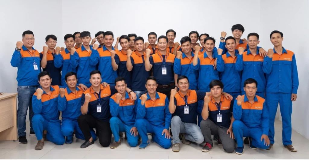 Giới thiệu đội ngũ công ty TNHH Thợ Giỏi