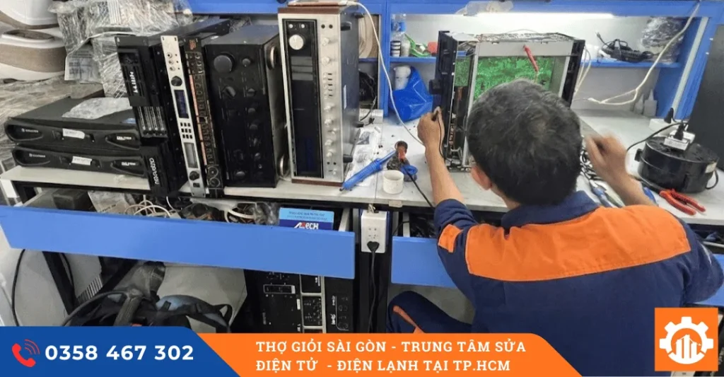 Quy trình dịch vụ sửa chữa amly chuyên nghiệp