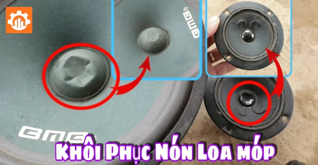 Cách sửa màng loa bị móp nhanh chóng