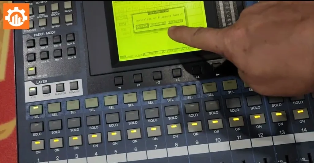 Reset toàn bộ mixer Yamaha về mặc định