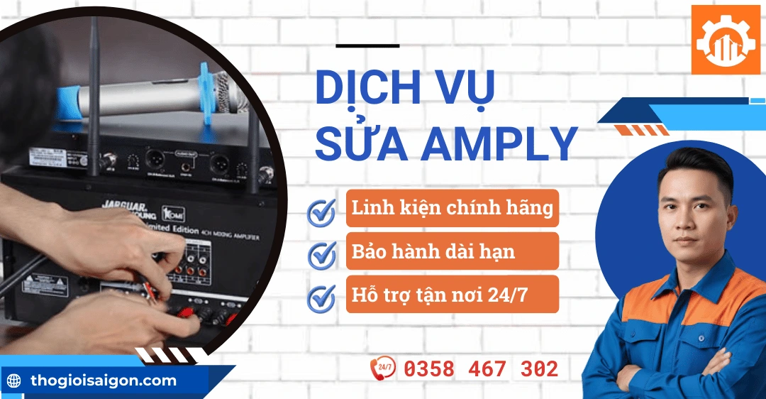 Dịch vụ sửa amply tại nhà thành phố Hồ Chí Minh