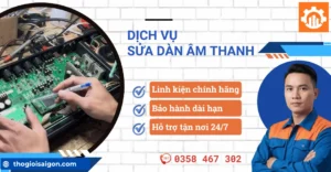 Dịch vụ sửa dàn âm thanh