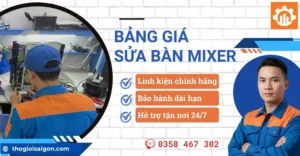 Bảng giá sửa bàn mixer
