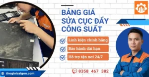 Bảng giá sửa cục đẩy công suất