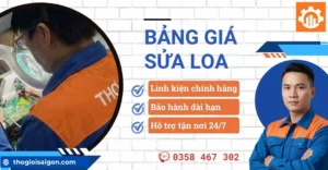 Bảng giá sửa loa