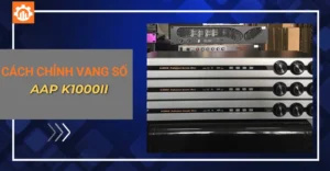 cách chỉnh vang số aap k1000ii_