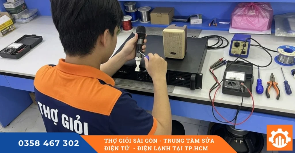 Chọn sửa chữa micro tại trung tâm Thợ Giỏi Sài Gòn