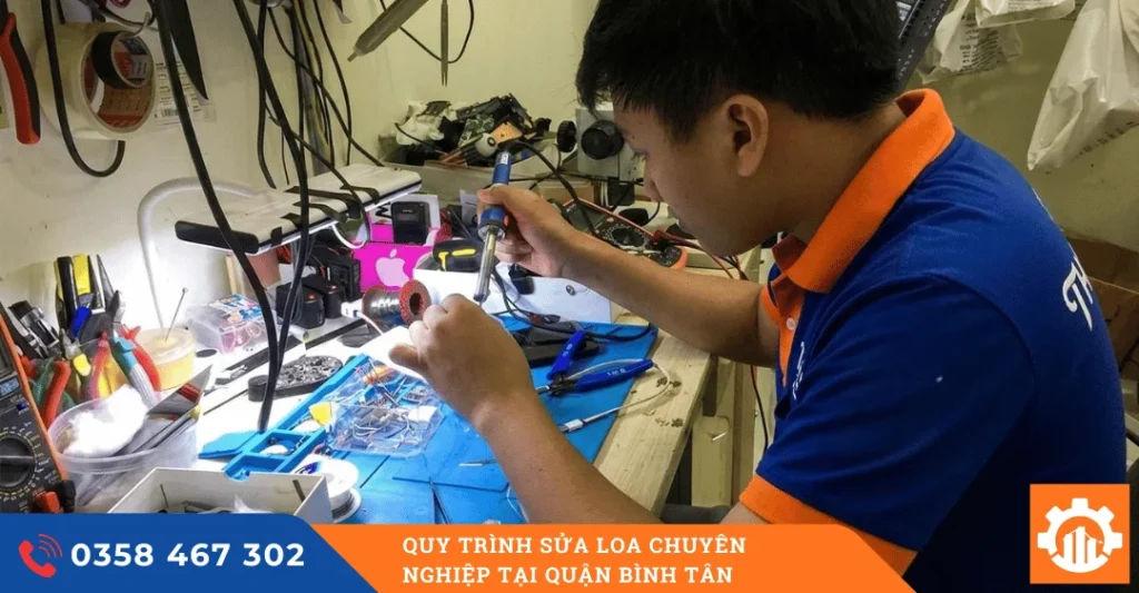 Quy trình sửa loa 3 NHANH chuyên nghiệp