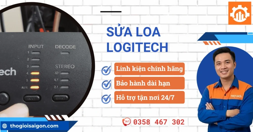 Sửa loa Logitech