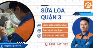 Sửa loa quận 3