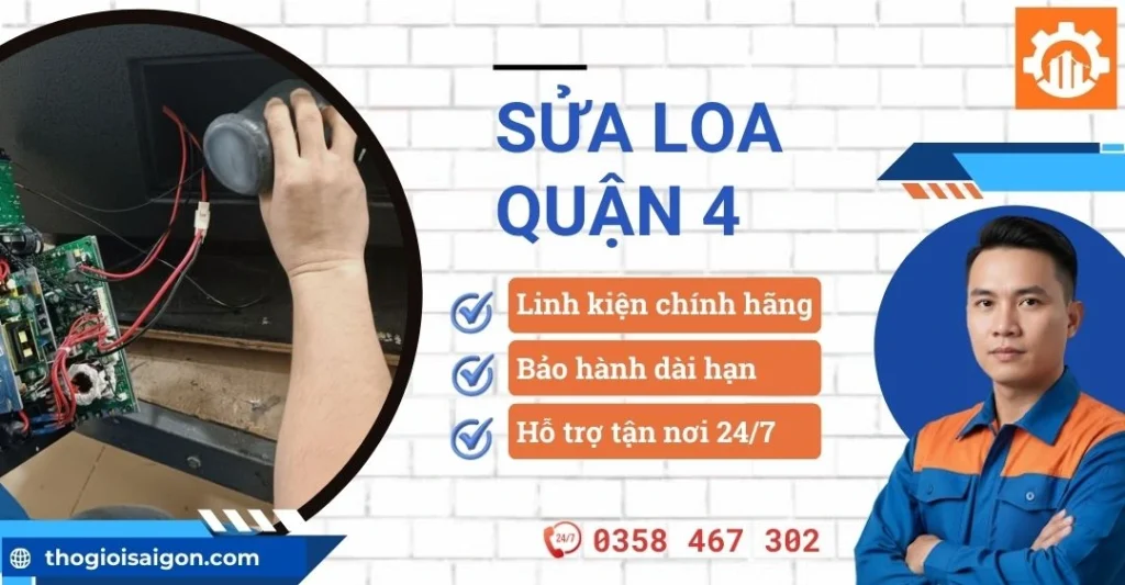Sửa loa quận 4