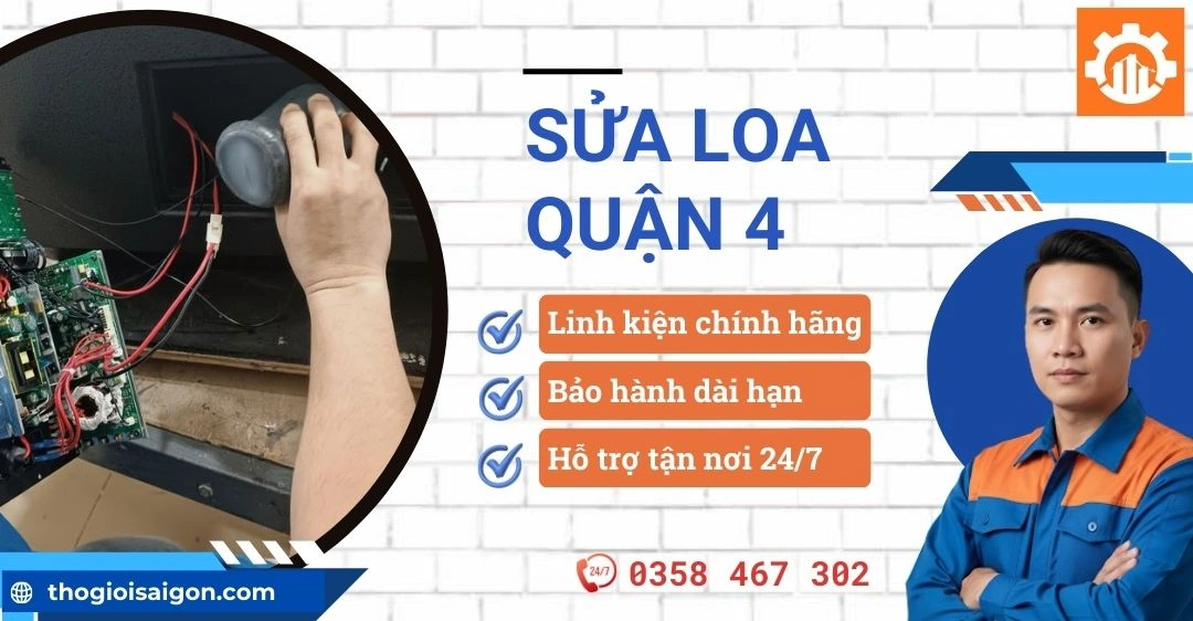 Sửa loa quận 4