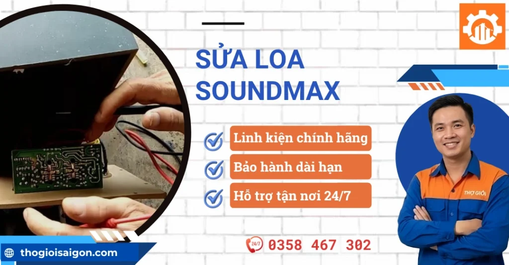 Sửa loa Soundmax