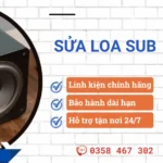 Sửa loa sub giá rẻ, thợ giỏi - Kiểm tra tận nơi tại TPHCM Sửa loa sub