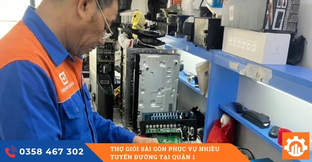 Thợ Giỏi Sài Gòn phục vụ nhiều tuyến đường tại quận 1