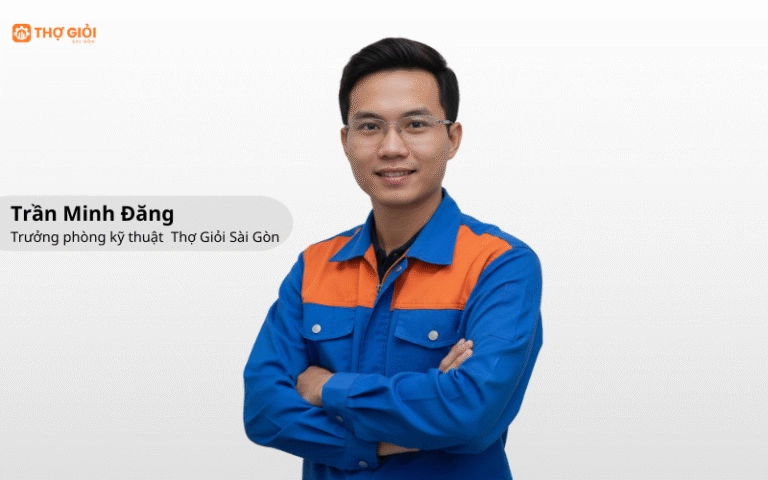 Trần Minh Đăng - Trưởng phòng kỹ thuật Thợ Giỏi