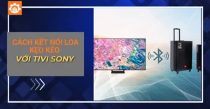 cách kết nối loa kẹo kéo với tivi Sony_