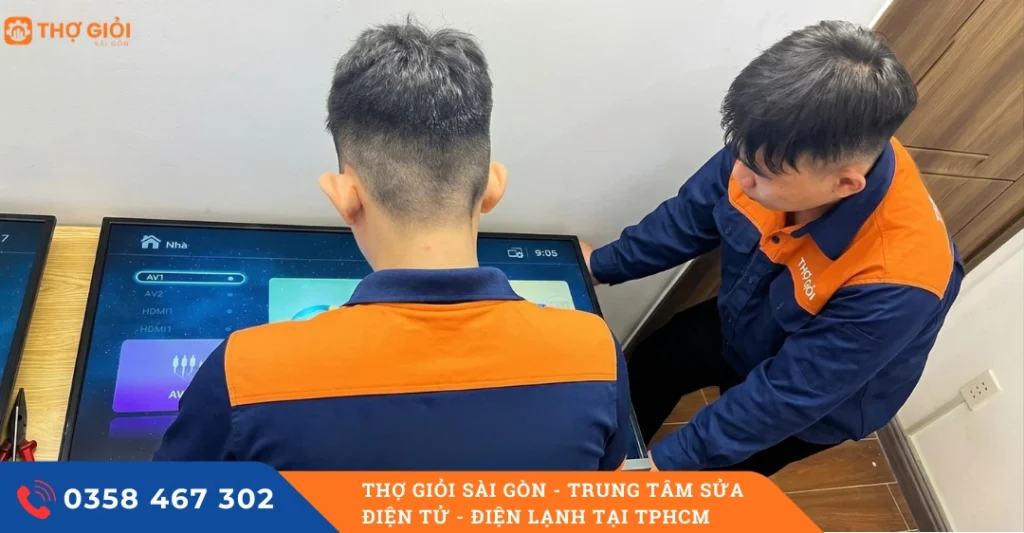 Chọn dịch vụ sửa tivi tại Thợ Giỏi Sài Gòn