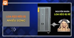 loa kẹo kéo bị nhiễu sóng_