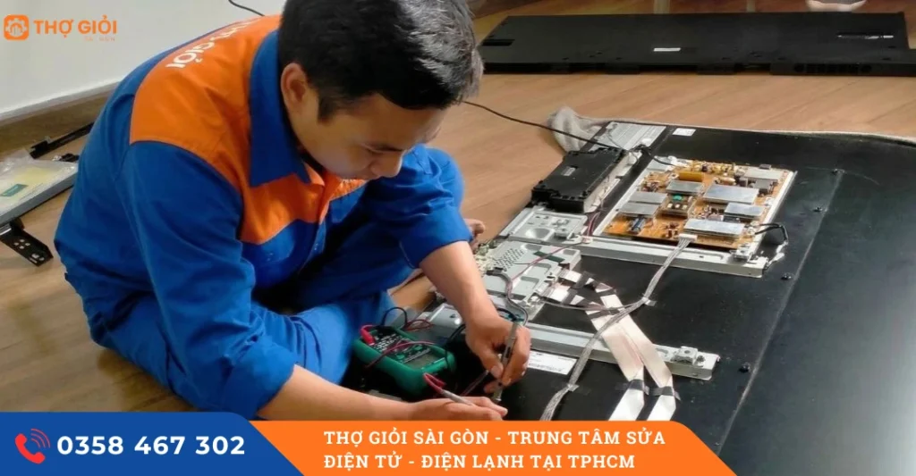 Quy trình dịch vụ sửa tivi tận nơi chuyên nghiệp
