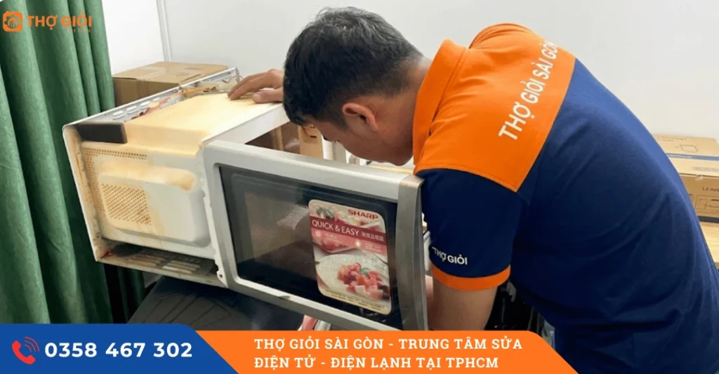 Quy trình sửa chữa lò vi sóng chuyên nghiệp