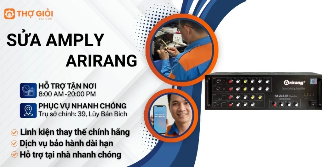 Sửa amply Arirang
