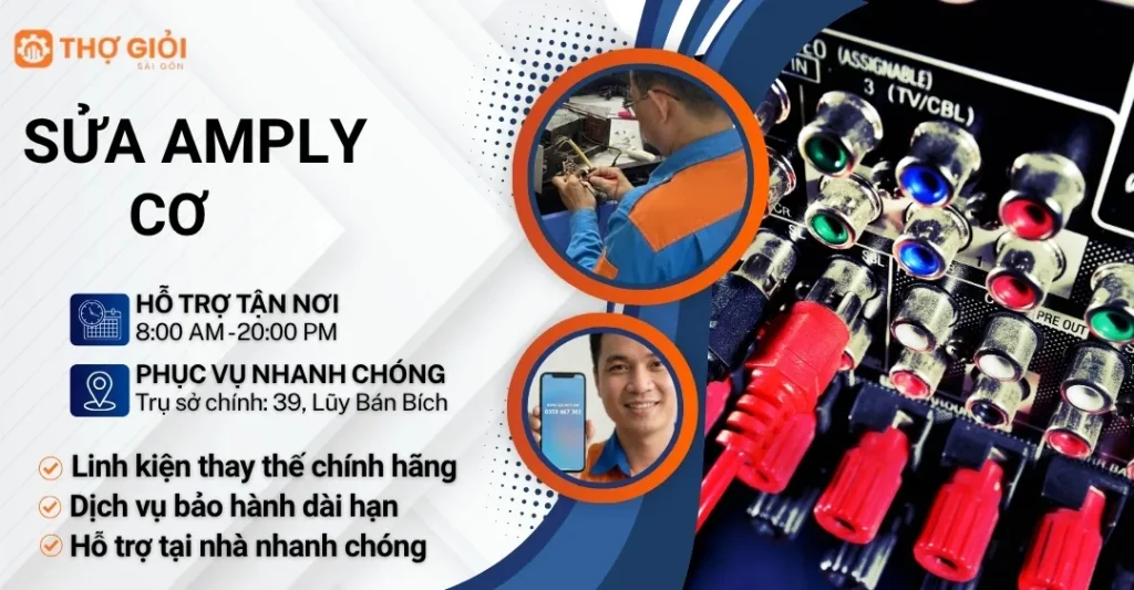 Sửa amply cơ