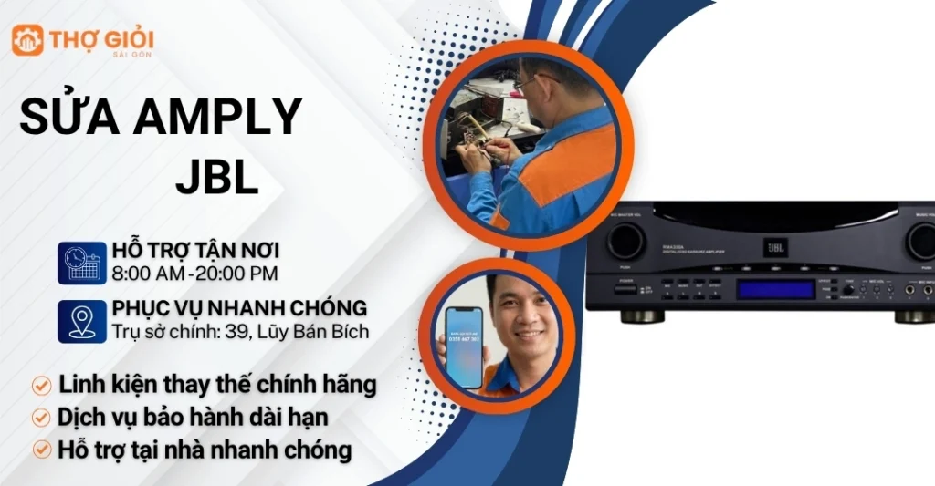 Sửa amply JBL