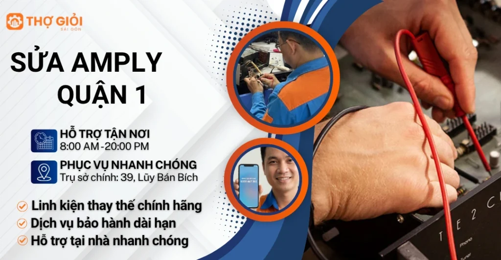 Sửa amply quận 1