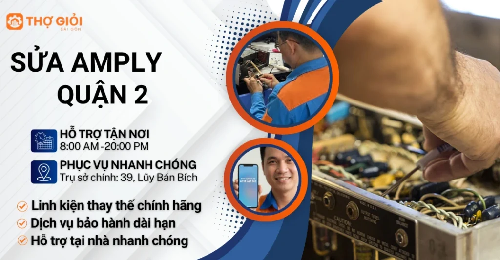 Sửa amply quận 2