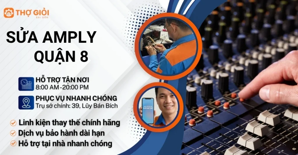 sửa amply quận 8
