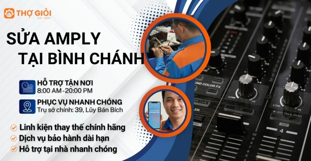 Sửa amply tại Bình Chánh