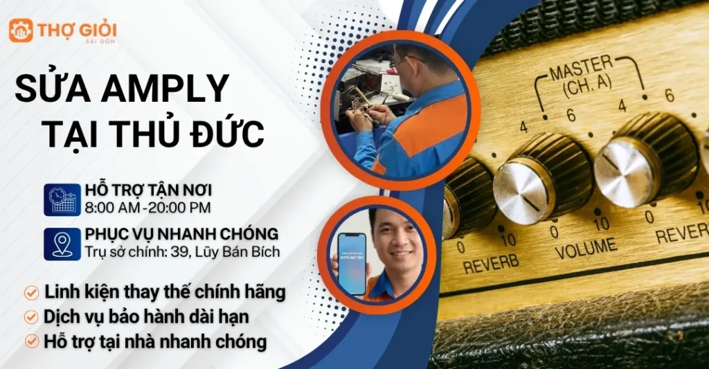 Sửa amply tại Thủ Đức