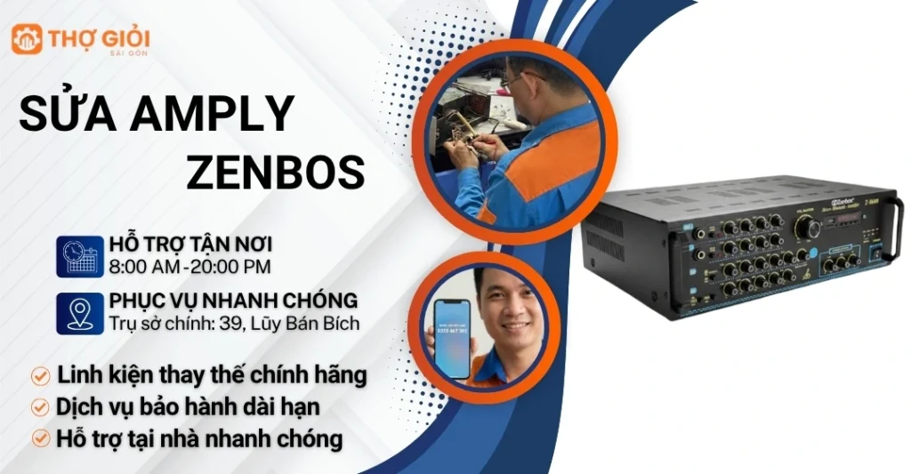 Sửa amply Zenbos