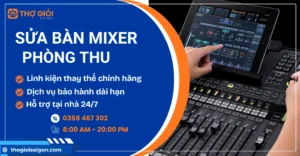 Sửa bàn mixer phòng thu