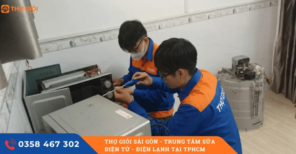 Thợ Giỏi Sài Gòn chuyên sửa lò vi sóng