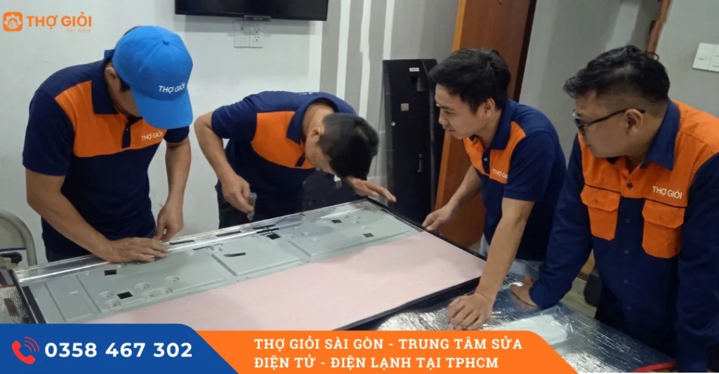 Thợ Giỏi Sài Gòn nhận sửa tivi các lỗi phổ biến