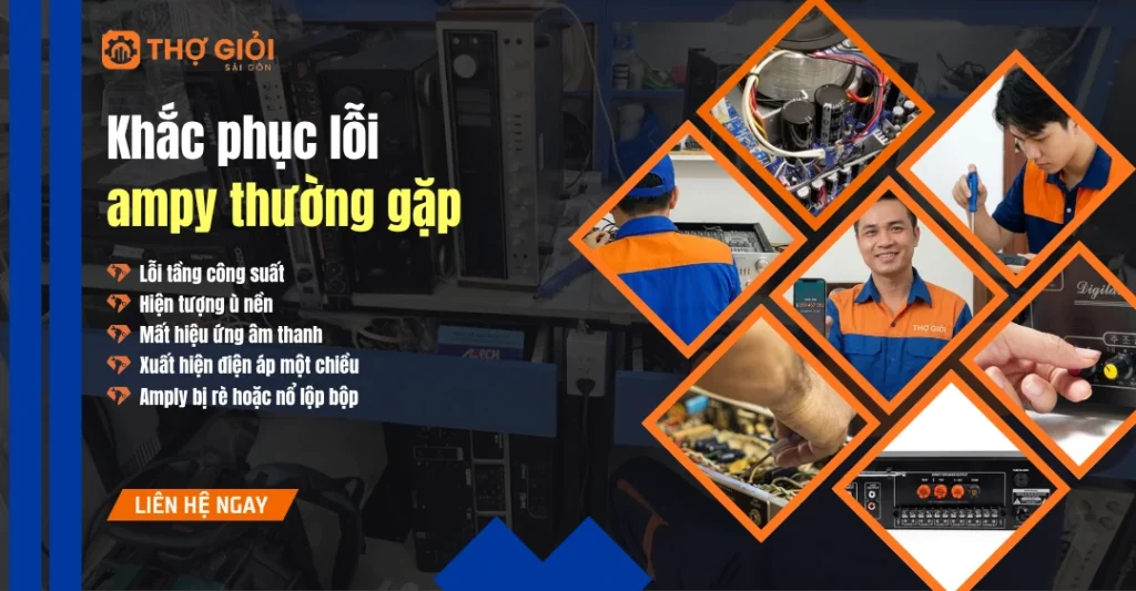 Các lỗi hư hỏng điển hình trên dòng amply karaoke Arirang