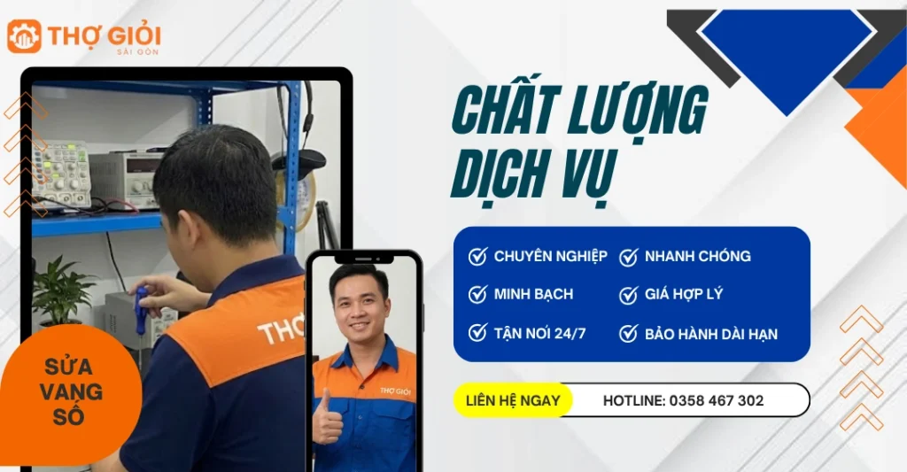 Lý do khách hàng nên chọn sửa vang số AAP tại Thợ Giỏi