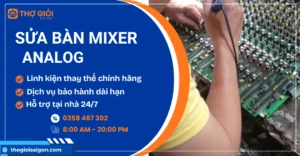Sửa bàn mixer Analog