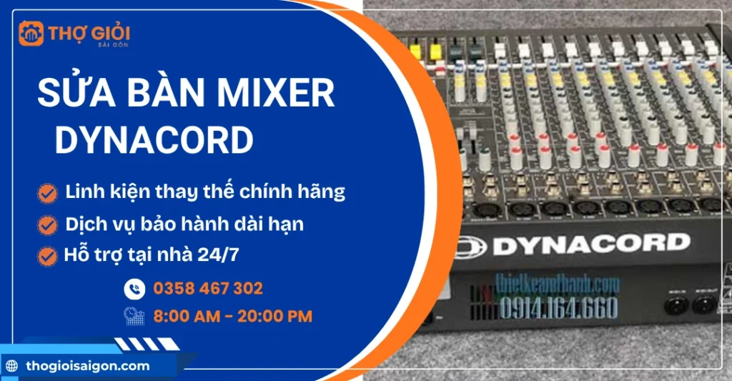 Sửa bàn mixer Dynacord