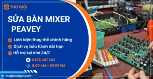 Sửa bàn mixer Peavey