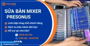 Sửa bàn mixer Presonus