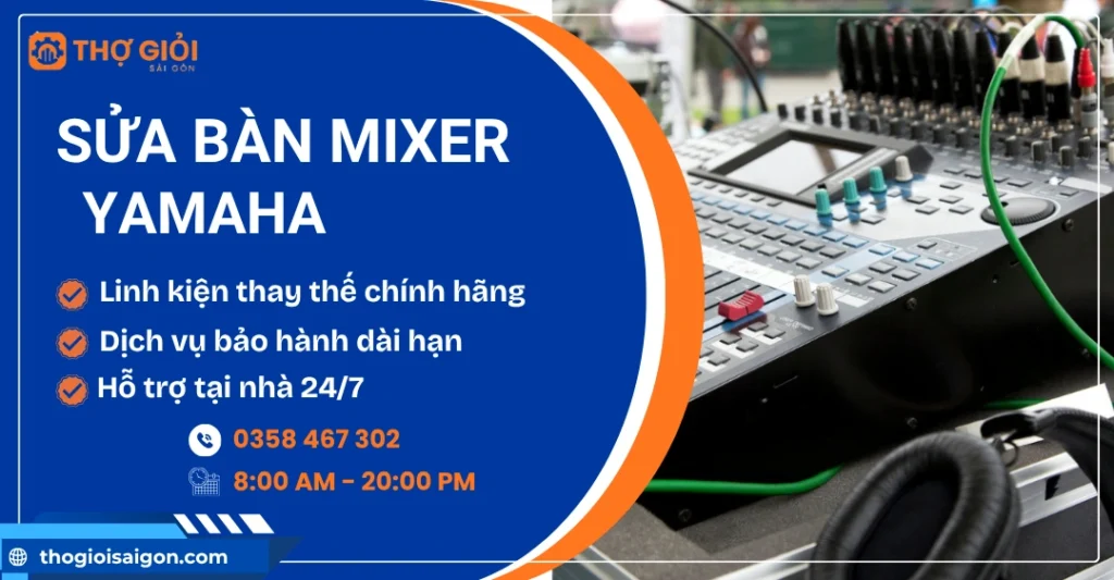 Sửa bàn mixer Yamaha
