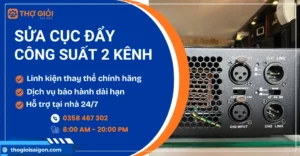 Sửa cục đẩy công suất 2 kênh