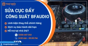 Sửa cục đẩy công suất Bfaudio