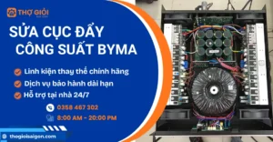 Sửa cục đẩy công suất Byma