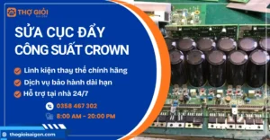 Sửa cục đẩy công suất Crown