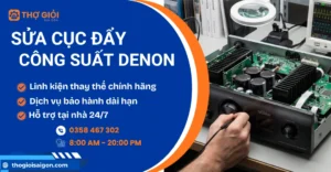 Sửa cục đẩy công suất Denon