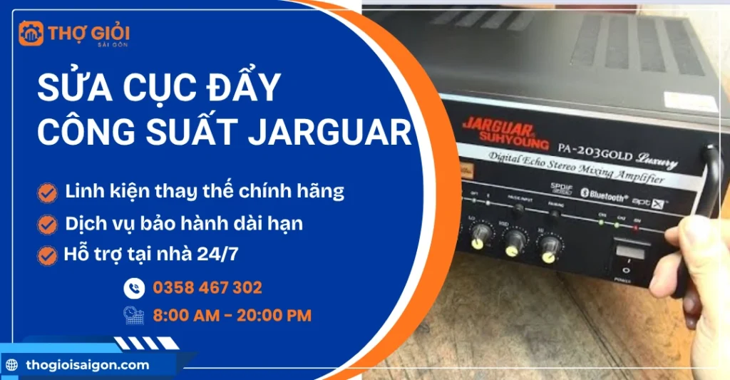 Sửa cục đẩy công suất Jarguar